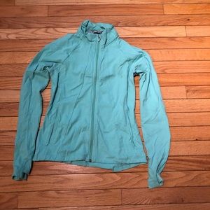 Athleta teal/blue zip up